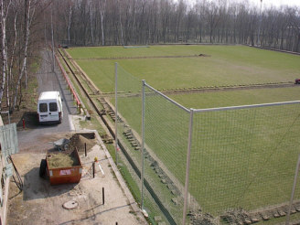 Einbau Beregnung Trainingsplatz